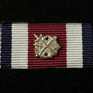 Médaille d'ancienneté des Commissionnaires avec 1 rosette