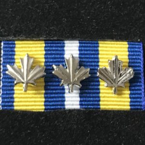 Canadian Coast Guard Exemplary Service Medal 3 Silver Leafs