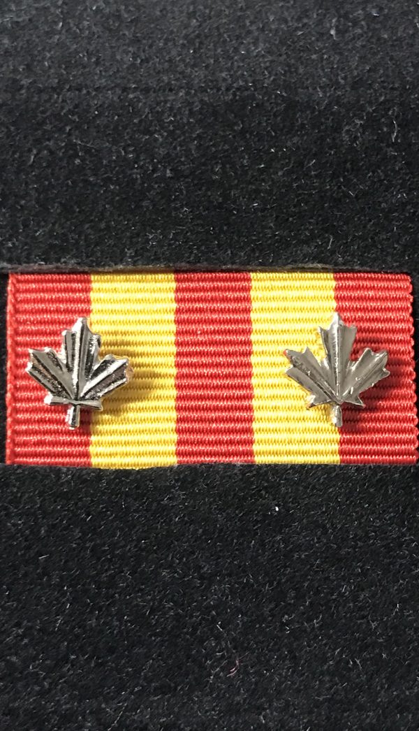 Fire Service Exemplary Service Medal 2 Silver Leafs