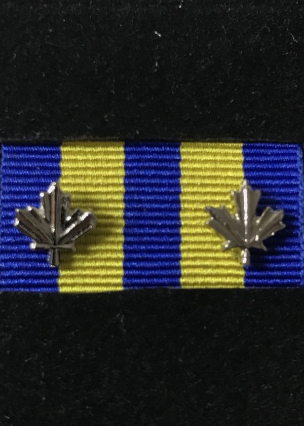 Police Exemplary Service Medal 2 Silver Leafs