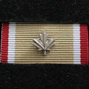 Médaille du service opérationnel – Asie du Sud-Ouest (OSM-SWA) avec feuille d'argent