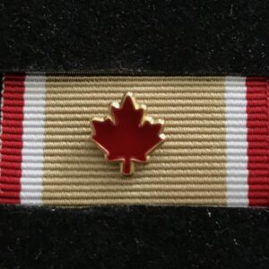 Operational Service Medal – South-West Asia (OSM-SWA) with Red Leaf